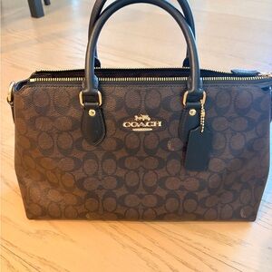 Coach Brown Leather Patch Bag